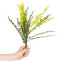 Dirbtinė paparčio šaka, dirbtinis žalias augalas dekoravimui, 45 cm | Floristik24.lt