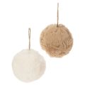Floristik24 Dekoratyvinis kamuoliukas-pompon Kalėdų eglutei, 10 cm