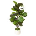 Floristik24 Dirbtinis fikusas (Ficus lyrata) 120 cm, dekoratyvinis augalas svetainei