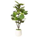 Dirbtinis fikusas (Ficus lyrata) 120 cm, dekoratyvinis augalas svetainei | Floristik24.lt