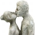 Floristik24 Dekoratyvinė figūra besibučiuojanti pora, išlieta akmeniu 40cm