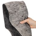 Dviejų spalvų veltinio vazono vyris, pilkas/juodas, 15 cm x 5 m | Floristik24.lt