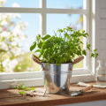 Kibiras su virvinėmis rankenomis Ø14cm A12cm | Floristik24.lt