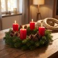 Šiaudinis vainikas 30/4 cm 10 vnt. - Idealiai tinka rankdarbiams, dekoravimui, Advento vainikams, rudeniui, Velykoms | Floristik24.lt