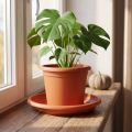 Padėkliukas “Linda” Ø28cm terakotinis | Floristik24.lt