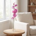 Orchidėja Phalaenopsis dirbtinė 6 žiedai violetiniai 70cm | Floristik24.lt