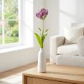 Dirbtinė gėlė papūgos tulpė dirbtinė dekoratyvinė tulpė violetinė 63cm | Floristik24.lt