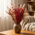 Rutulys (Gomphrena globosa), raudonas, sausas, 45 cm, 100 g | Floristik24.lt