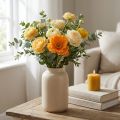 Floristik24 Dirbtinės gėlės Dirbtinės aguonos gėlės Dekoratyvinės aguonos oranžinės 48cm
