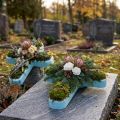 Putų polistirolo kryžius 35x23 2vnt | Floristik24.lt