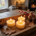 „Pure Nature Lights“ arbatinės žvakutės, degimo laikas 10 valandų, rapsų vaško žvakės, 8 vnt. | Floristik24.lt