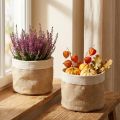 Sodinamosios džiuto audinio krepšelis Utensilo Natural Ø21cm H19cm 3vnt | Floristik24.lt