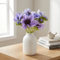 Dirbtinių gėlių puokštė: Anemone, Windflower, mėlyna, violetinė, I28cm | Floristik24.lt