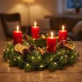 100 mikro LED šiltos baltos spalvos laikmatis, 4 vnt. LED šviesos girliandų | Floristik24.lt