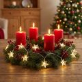 LED žvaigždutės, 20 mikro LED šiltos baltos spalvos su laikmačiu, 6 vnt. | Floristik24.lt