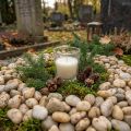 Upių akmenukai natūralus kremas 3-5cm 1kg | Floristik24.lt