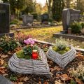 Pasodinkite natūralios baltos spalvos rotango vynuogynus 13cmx14cm 2vnt | Floristik24.lt