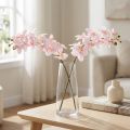 Dirbtinės Orchidėjos Šviesiai Rožinės Dirbtinės Gėlės Real Touch 58cm 2vnt | Floristik24.lt