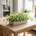 Dubuo kvadratinis pilkas 20cm x 10,5cm H5cm | Floristik24.lt