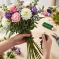 Apvija viela nudažyta žaliai | Floristik24.lt