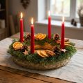 Šiaudinio vainiko pagrindas, 35 cm, 2 vnt. rinkinys, durų vainikas, Advento vainikas | Floristik24.lt