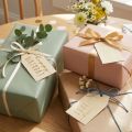 Dovanų etiketės spausdintas popierius Happy Birthday 4×7cm 24 vnt | Floristik24.lt