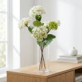 Dirbtinės gėlės sniego gniūžtės augalas Virburnum baltas Ø8cm 64cm | Floristik24.lt