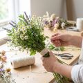 Džiuto juostelė natūrali balinta Deco virvelė džiutas 2mm 150m | Floristik24.lt