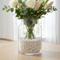 Dekoratyviniai granuliuoti kreminiai dekoratyviniai akmenys 2 mm - 3 mm 2 kg | Floristik24.lt