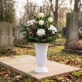 Lilia vaza balta Ø23cm 1 vnt | Floristik24.lt