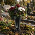 Stovėjimo vaza Szwed juoda Ø23cm 1 vnt | Floristik24.lt