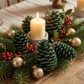 Maritima kūgiai 10cm - 16cm žalias matinis 12 vnt | Floristik24.lt