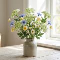 Krapai dirbtiniai balti 49cm 6 vnt | Floristik24.lt