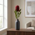 Dirbtinė gėlė Banksia Red Burgundy Dirbtinė egzotika 64cm | Floristik24.lt