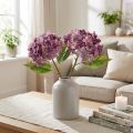 Dirbtinės hortenzijos, violetinės, dirbtinės gėlės, hortenzijos, 34 cm, 2 vnt. | Floristik24.lt