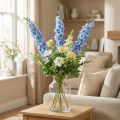 Dirbtinė Delphinium Blue Delphinium Dirbtinė gėlė Šilko gėlės | Floristik24.lt