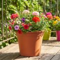 Puodas “Irys” plastikinis terakotinis Ø33cm H27,5cm 1 vnt | Floristik24.lt