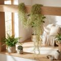 Tillandsia dekoratyvinis pakabinamas Tillandsia dirbtinis žalias baltas 180cm | Floristik24.lt