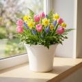 Plastikinis vazonas „Irys“ baltas Ø17cm A14cm 1 vnt. | Floristik24.lt