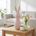 Dekoratyvinė keraminė triušio figūrėlė moderniam interjerui, 22 cm | Floristik24.lt