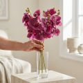 Dirbtinės orchidėjos violetinės dirbtinės gėlės kaip tikros 56cm 3 vnt | Floristik24.lt