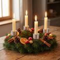 Stick žvakidės žvakidės Advento vainikas 11cm 12 vnt | Floristik24.lt