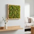 Dirbtinis samanų kilimėlis – puikiai tinka samanų paveikslui šviesiai žaliai 25×25cm | Floristik24.lt