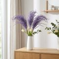 Dirbtiniai augalai purpurinė sausa žolė dirbtinai suburta 62cm 3vnt | Floristik24.lt