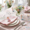 Deco figūrėlė baby blue, rožinė 4,5cm 2vnt | Floristik24.lt