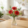 Dirbtinės gėlės Gerbera Red 45cm | Floristik24.lt