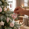 Eglutės papuošimai stiklas Eglutės papuošalai pastelinė 12 vnt | Floristik24.lt