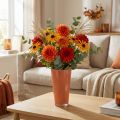 Vaza-gėlių vaza dekoratyvinė vaza Fizzy Siena Ø13.5cm H20cm | Floristik24.lt