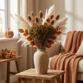 Džiovintos gėlės Šluota Bloom Olive Green 160g 48cm | Floristik24.lt
