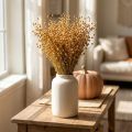 Natūralios džiovintos linų žolės džiovintų gėlių kompozicijoms Linum Natur 60cm 180g | Floristik24.lt